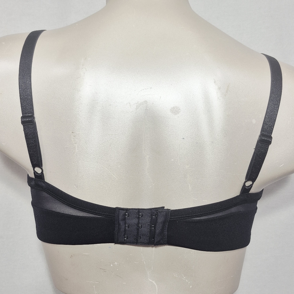 38c Just My Size Jms Mj1207 Perfect Shape T-Shirt Underwire Bra Black Nwt — image 4 of 7